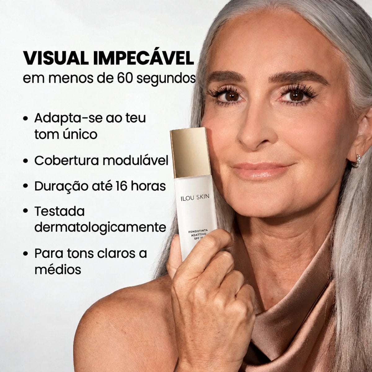 Ilou Skin Base Adaptativa 4 em 1