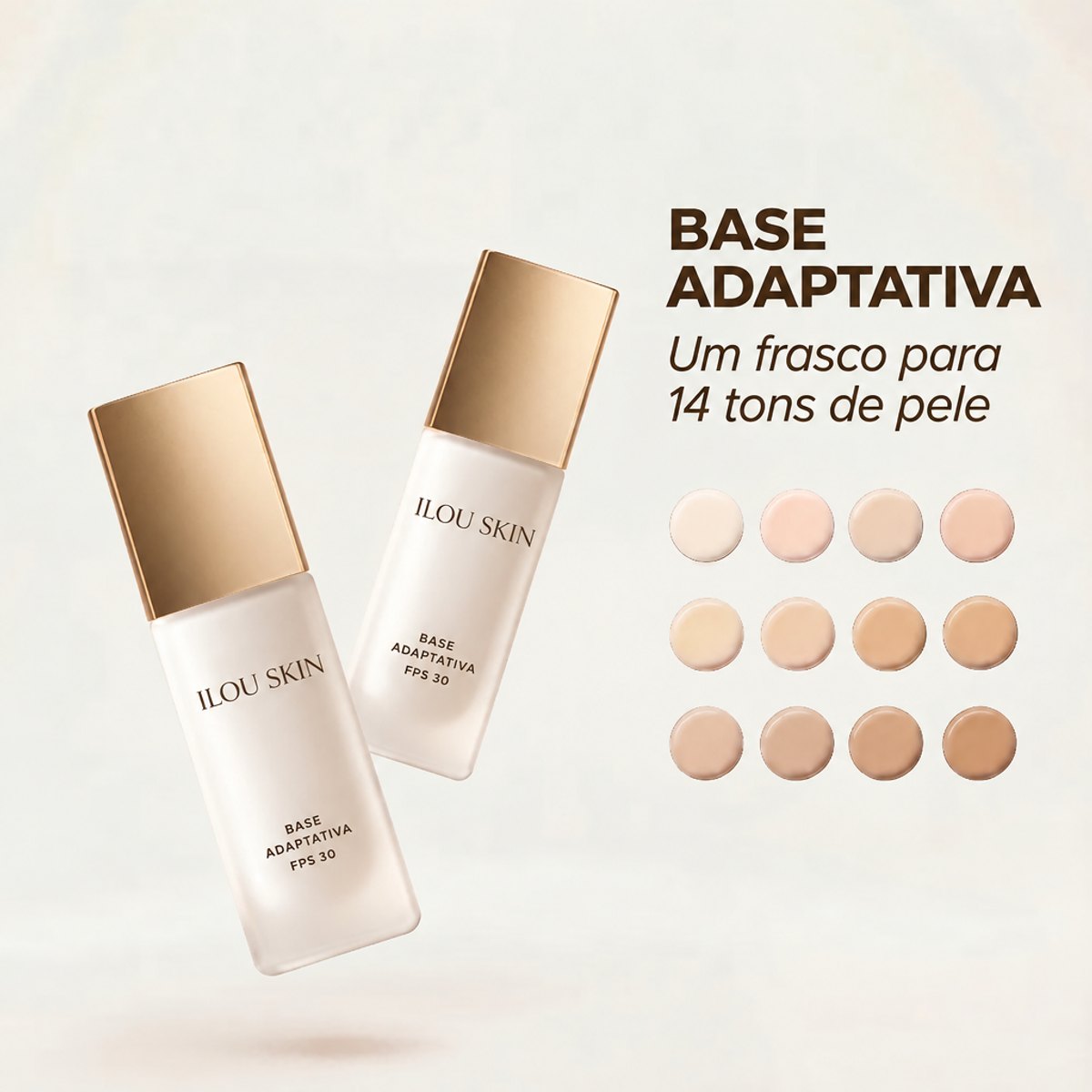 Ilou Skin Base Adaptativa 4 em 1