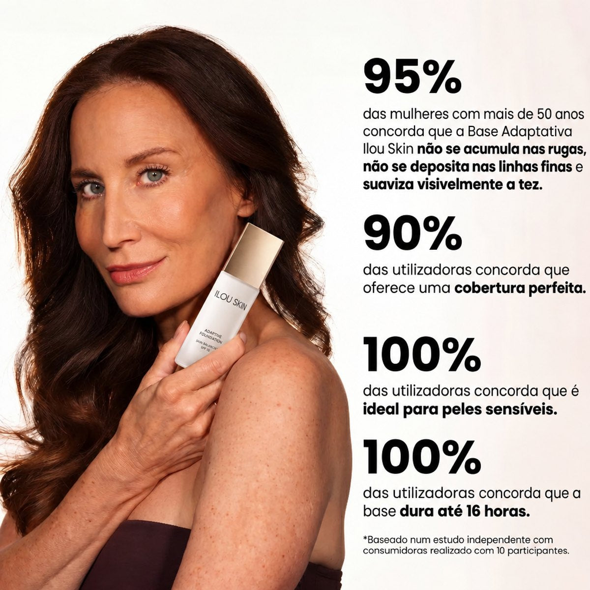 Ilou Skin Base Adaptativa 4 em 1